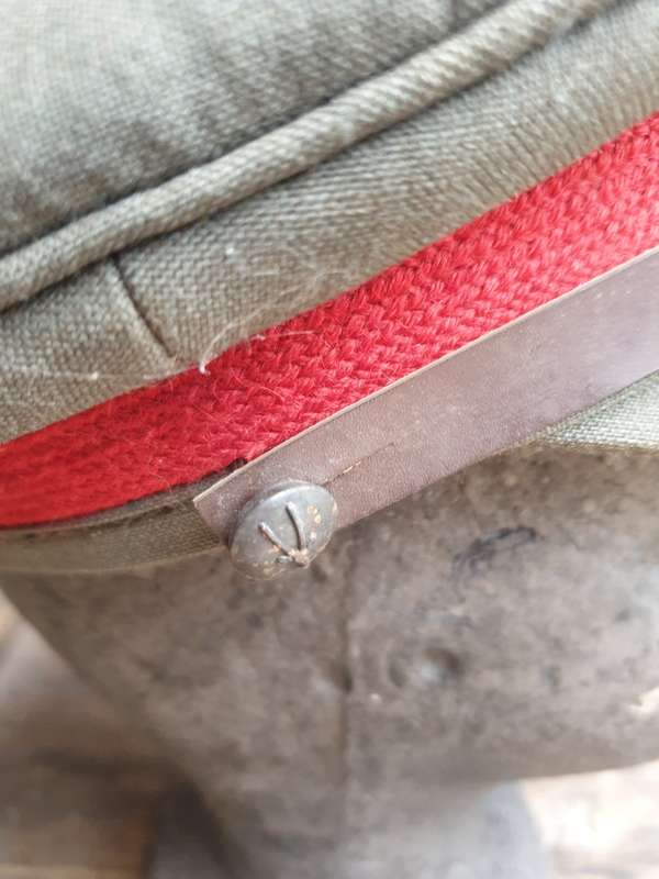 rare SWATF senior officers peak cap - SWA/Angola bushwar era - size 58cm - peak not cracked