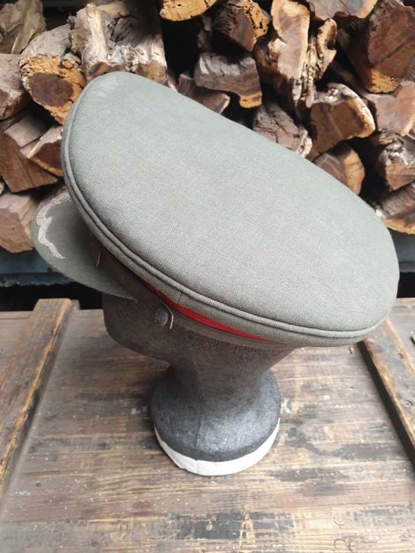 rare SWATF senior officers peak cap - SWA/Angola bushwar era - size 58cm - peak not cracked