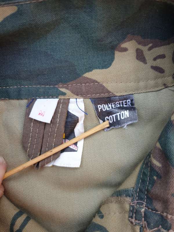 Original ex-homelands Bantustan Transkei TDF lizard camo bush-jacket (Rhod style) Med size as new