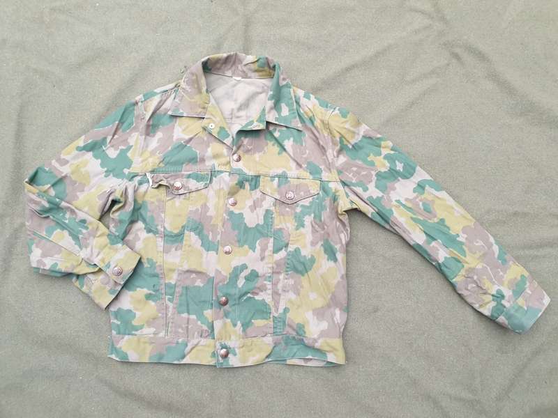 original SADF era (early 70s) Hunter Group type 1 camo `jeans cut` jacket size small used condition