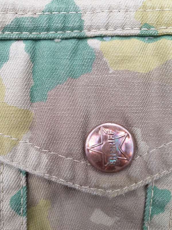 original SADF era (early 70s) Hunter Group type 1 camo `jeans cut` jacket size small used condition