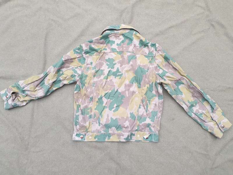 original SADF era (early 70s) Hunter Group type 1 camo `jeans cut` jacket size small used condition