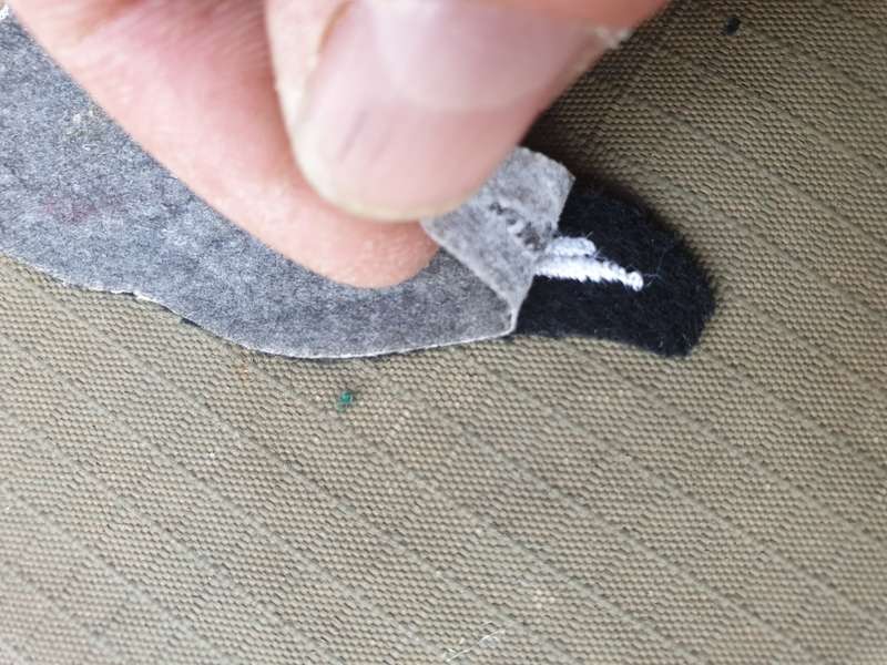 original ex homelands pre-1994 era bantustan TBVC Venda Air Wing half-wing cloth wing brevet badge