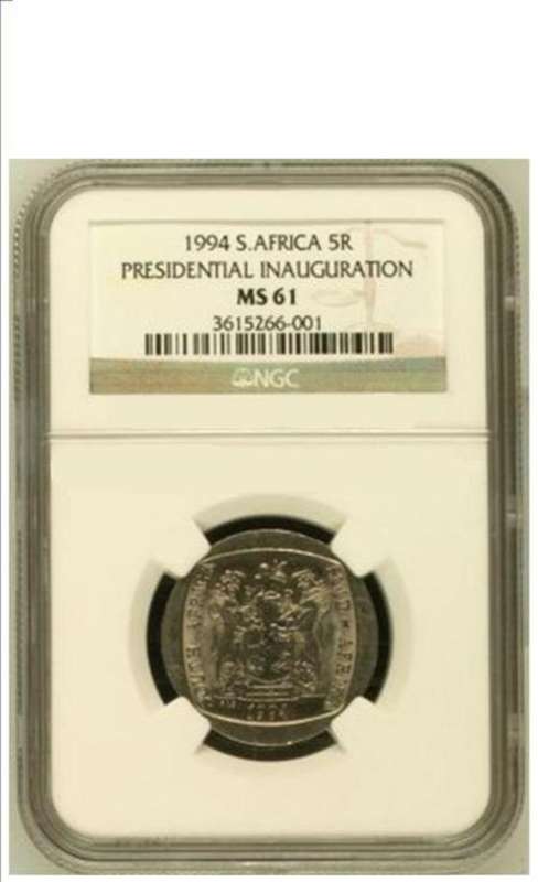 **MS61** RARE 1994 INAUGURATION R5 COIN MS61 NGC GRADED!!VERY RARE!!!**