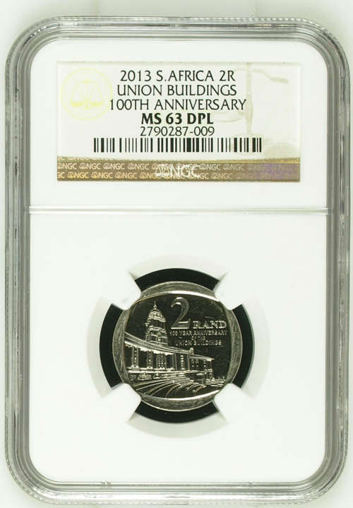 **100 YEAR ANNIVERSARY OF THE UNION BUILDINGS MS63 DEEP PROOF-LIKE NGC GRADED R2 COIN*VERY RARE!!