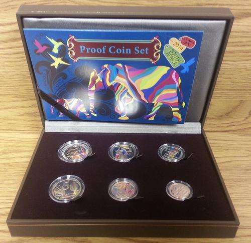 **NEW**2014 RSA PROOF COIN SET**LIMITED EDITION ONLY 3000 MINTED!! BEAUTIFUL SET TO OWN**