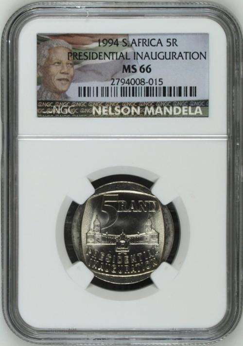 **1994 PRESIDENTIAL INAUGURATION MS66 NGC GRADED** BUILDINGS IN FRONT**HIGH GRADE**