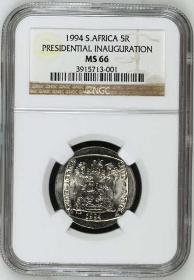 **1994 PRESIDENTIAL INAUGURATION MS66 NGC GRADED**HIGH GRADE**