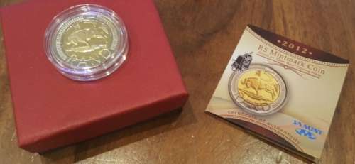 **2012 COIN WORLD OOM PAUL MINT MARK PROOF-LIKE R5**IN SA MINT BOX WITH COA** BEAUTIFUL COIN**