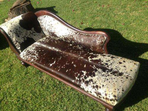 Nguni Hide Chaise - Full Nguni
