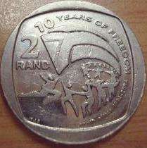 TEN YEARS OF FREEDOM COINS @@@@@@@R1