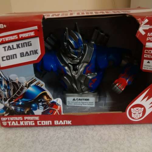 Transformers Optimus Prime Talking Coin Bank