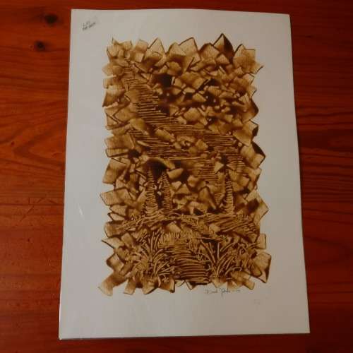 South African Art Textured Coffee Art Medium