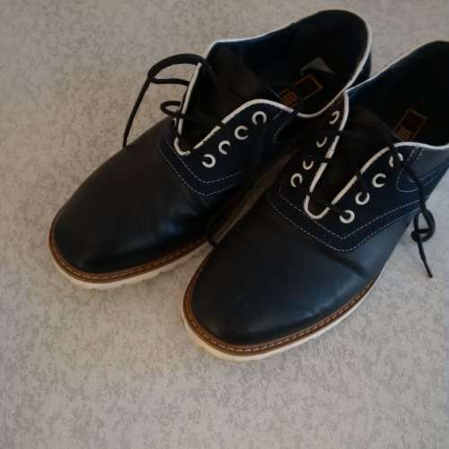 Jordan Navy Blue and Black Shoes Size 7