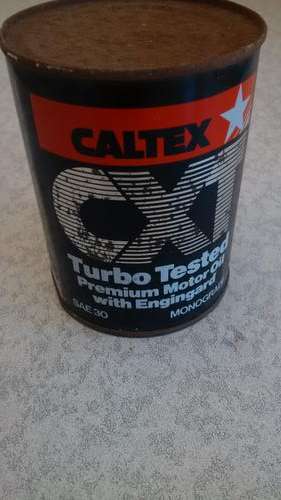 CALTEX CXT OIL CAN 500ml (SEALED)