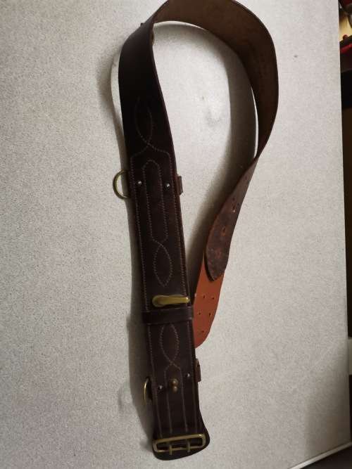 LEATHER ARMY BELT