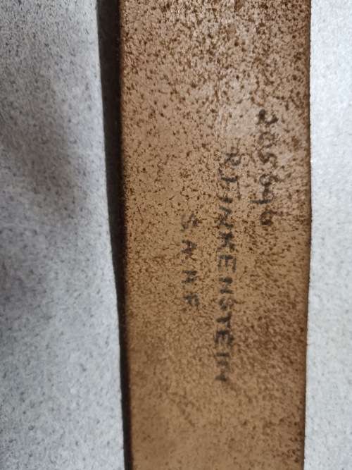 LEATHER ARMY BELT