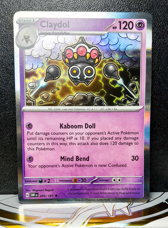 Pokemon Card - Claydol 095/197 Holo Rare