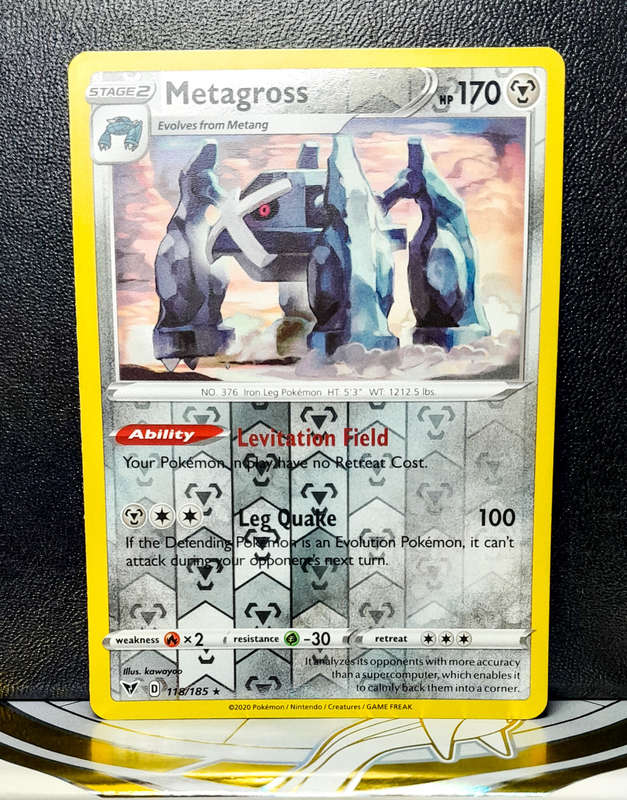 Metagross 118/185 Reverse Holo Rare
