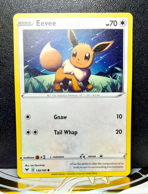 Pokemon Card - Eevee 130/185