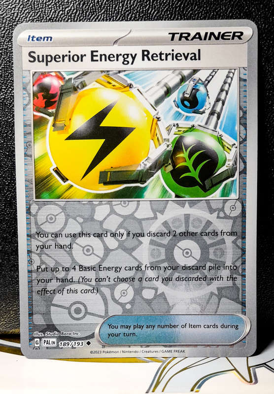 Pokemon Card - Superior Energy Retrieval 189/193 reverse Holo