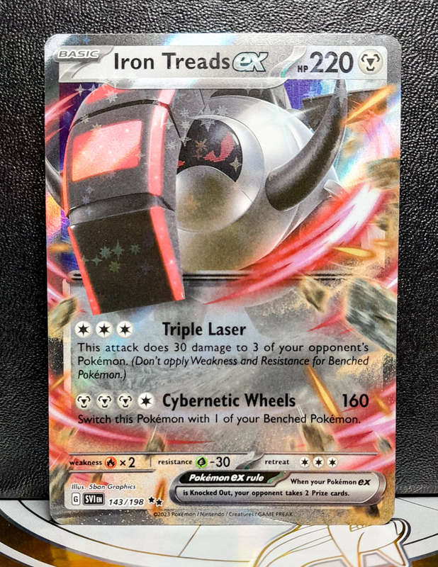 Pokemon Card - Iron Treads EX 143/198