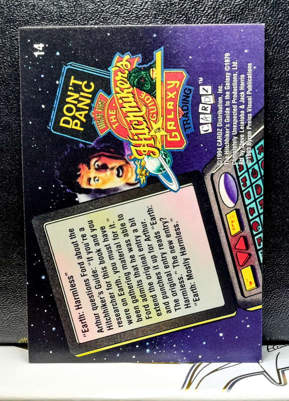 Hitchhikers Guide to the Galaxy - Trading Card -  Earth Harmless