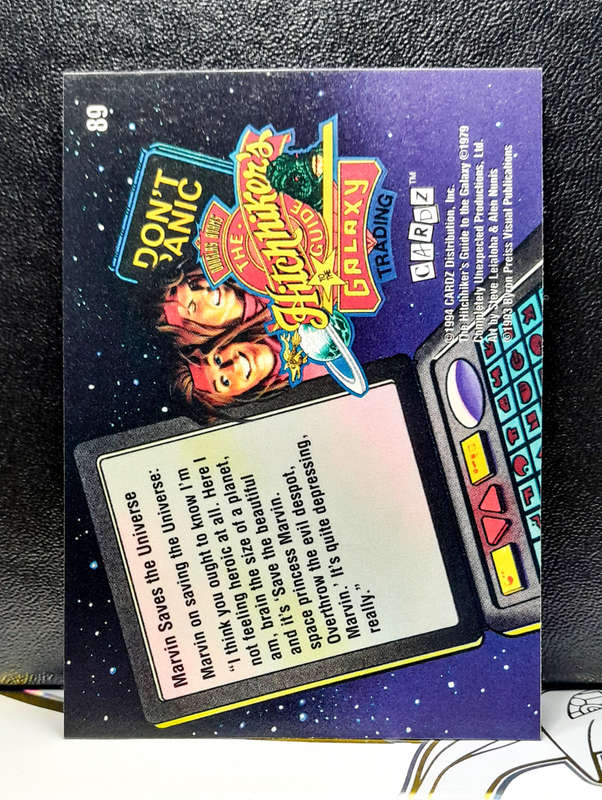 Hitchhikers Guide to the Galaxy - Trading Card - Marvin Saves the Universe