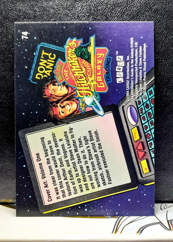 Hitchhikers Guide to the Galaxy - Trading Card - Cover Art: Volume One