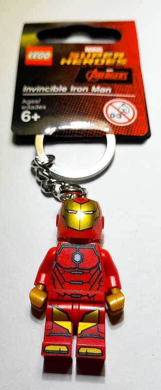 Lego Iron Man Key Chain