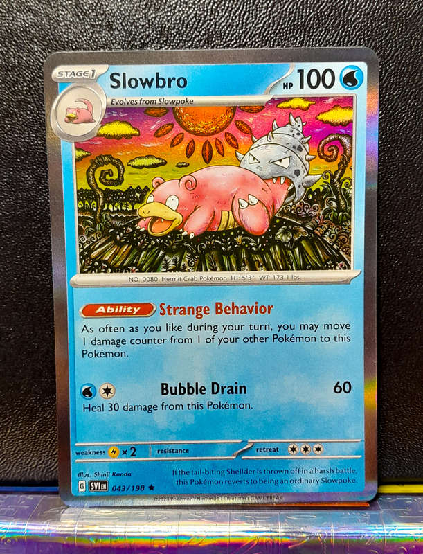 Pokemon Card - Slowbro 043/198 - Holo Rare
