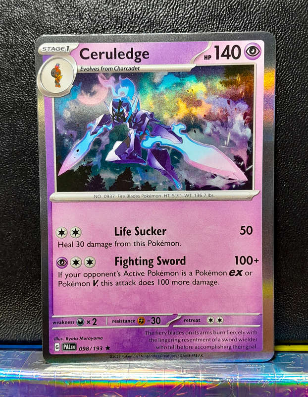 Pokemon Card - Ceruledge 098/193 - Holo Rare