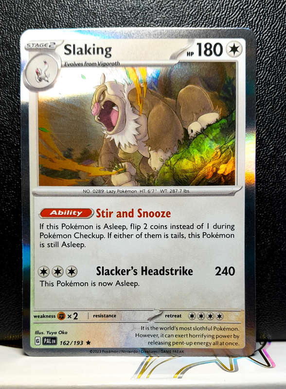 Pokemon Card - Slaking 162/193 - Holo Rare
