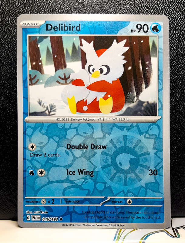 Pokemon Card - Delibird 046/193 - Reverse Holo
