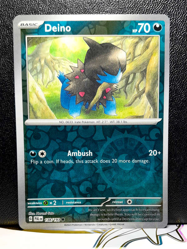 Pokemon Card - Deino 138/193
