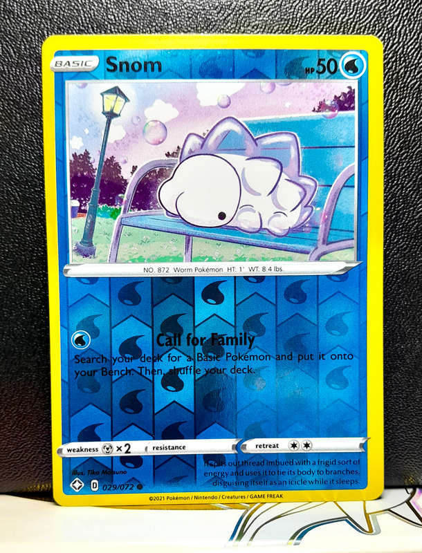 Pokemon Card - Snom 029/072 - Reverse Holo
