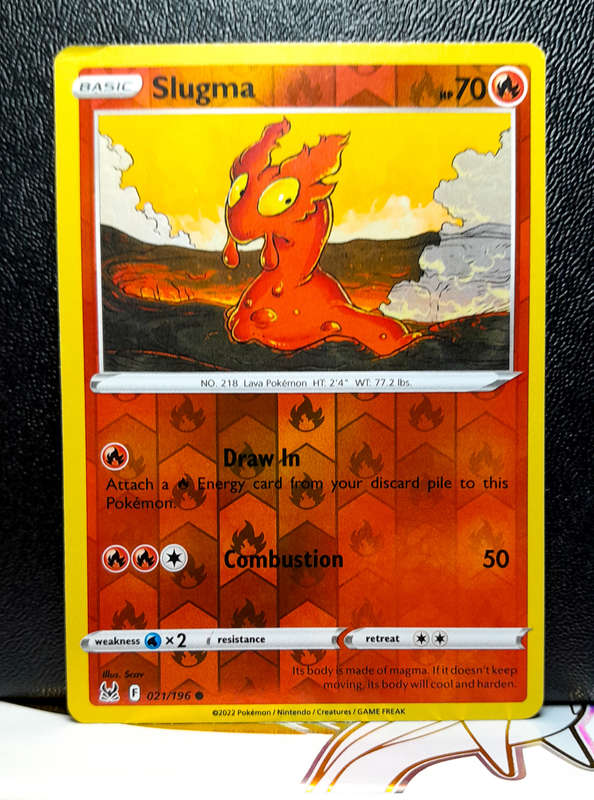 Pokemon Card - Slugma 021/196 - Reverse Holo