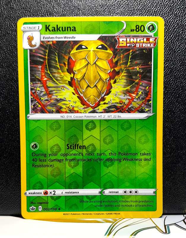 Pokemon Card - Kakuna 002/198 - Reverse Holo