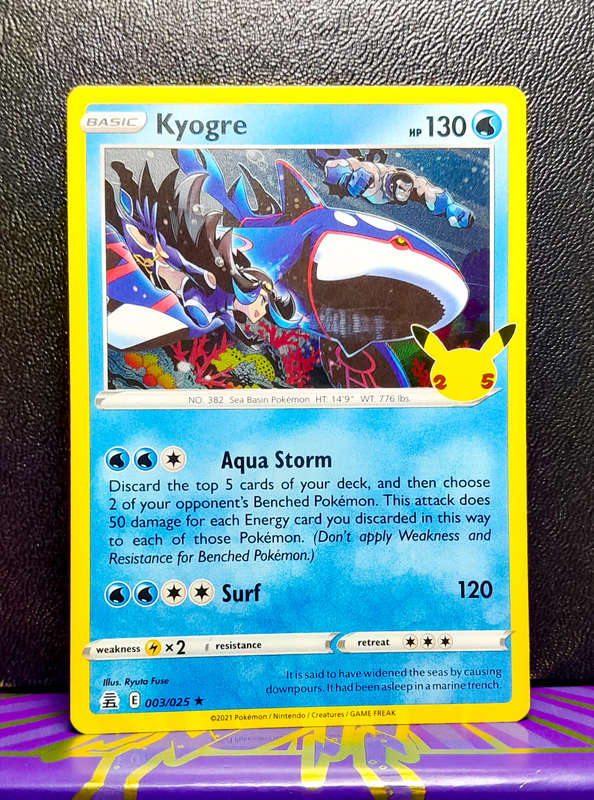 Kyogre 003/025 - Holo Rare - Celebrations 25th Anniversary