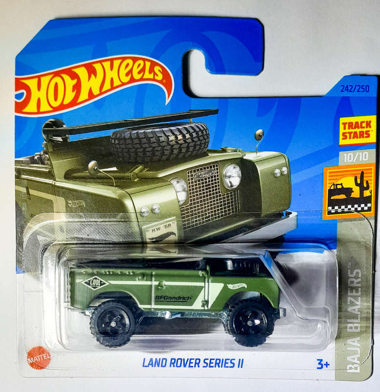 Hot Wheels Land Rover Series II - With Surfboard