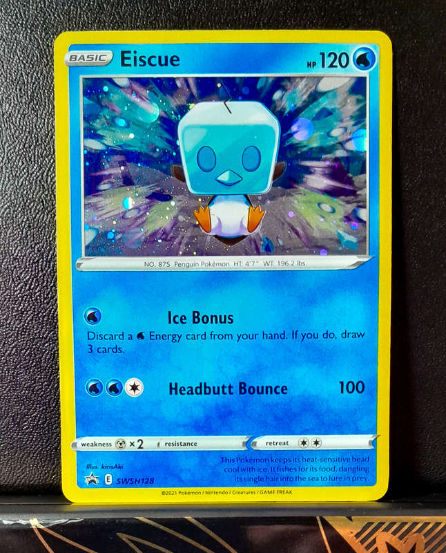 Pokemon Card - Eiscue SWSH128 - Black Star Promo Holofoil