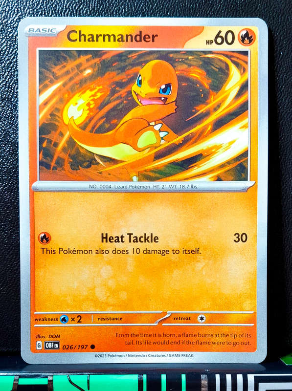 Pokemon Cards - Charmander 026/197 - Obsidian Flames