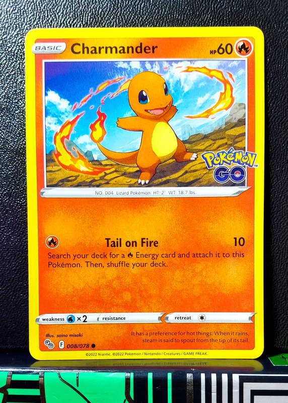 Pokemon Cards - Charmander 008/078 - Pokemon Go
