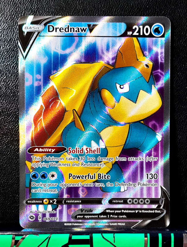 Pokemon Card - Drednaw V (Full Art) - 069/073