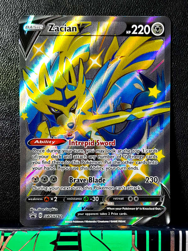 Pokemon Card - Zacian V SWSH292 - Black Star Promo