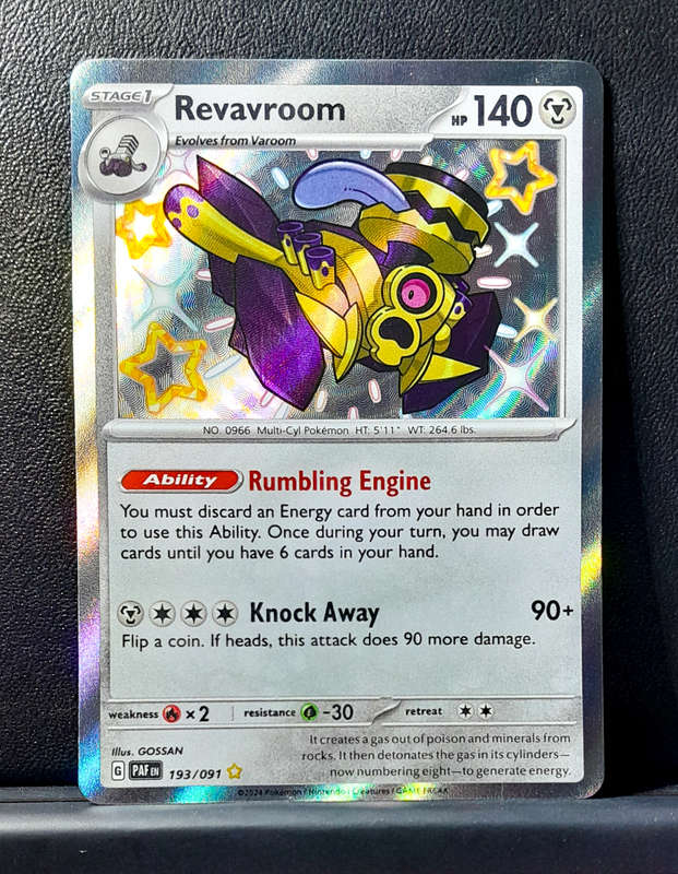 Pokemon Card - Revavroom 193/091 - Baby Shiny - Paldean Fates