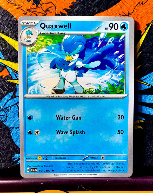 Pokemon Card - Quaxwell 051/193 - Paldean Fates