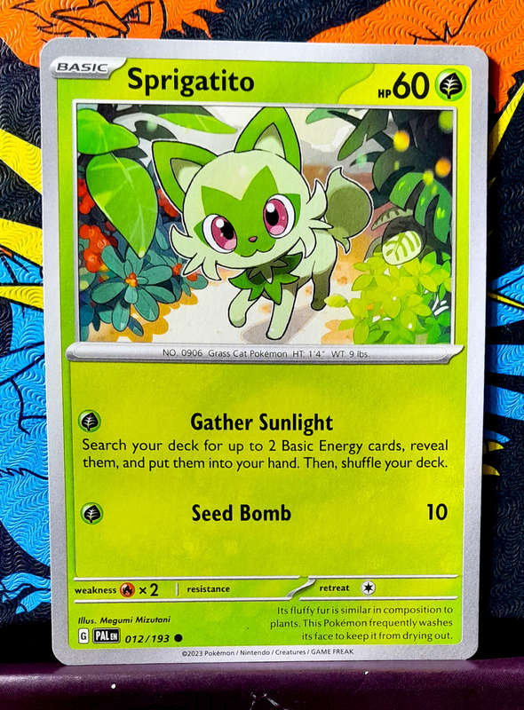 Pokemon Card - Sprigatito 012/193 - Paldea Evolved
