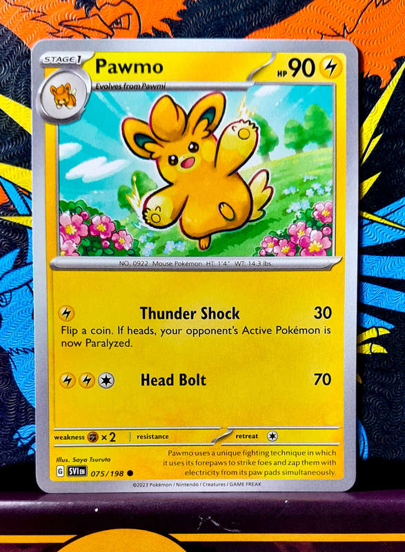 Pokemon Card - Pawmo 075/198 - Scarlet & Violet Base Set