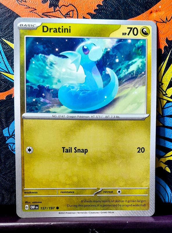 Pokemon Card - Dratini 157/197 - Obsidian Flames